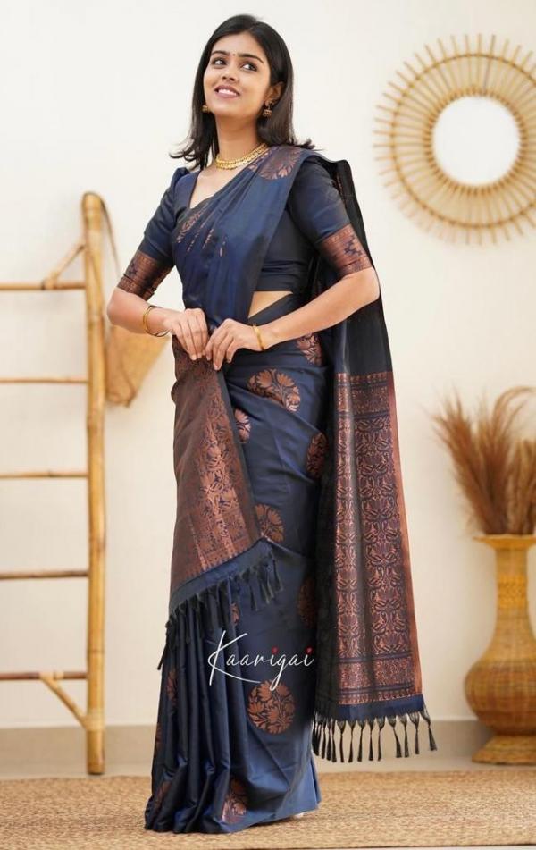 Soft Lichi 4064 Fancy Wear Silk Saree Collection